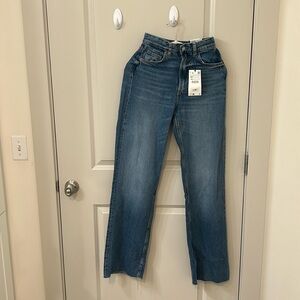 Brand new with tag ZARA high rise wide leg jeans
